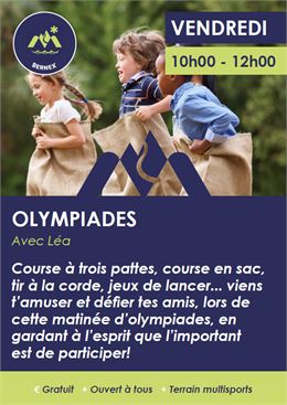 affiche de l'animation - Bernex animations