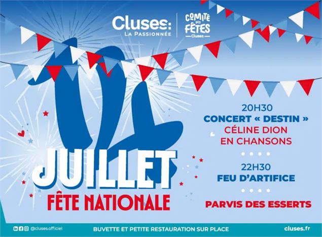 Fête nationale du 14 juillet_Cluses - Ville de Cuses