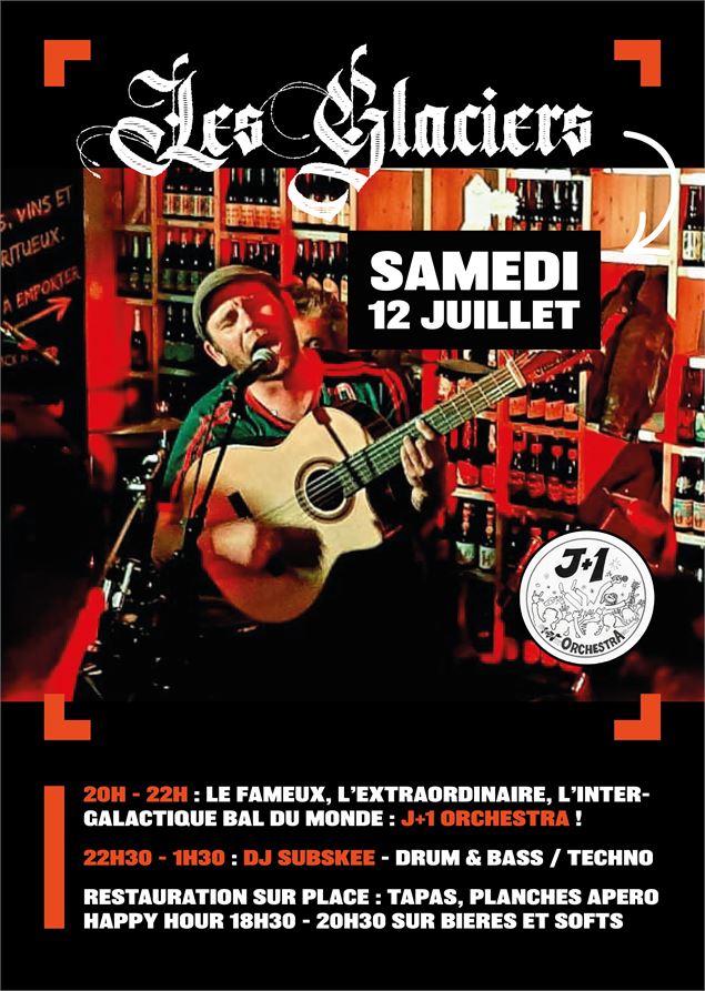 Affiche de l'évènement - Les Glaciers
