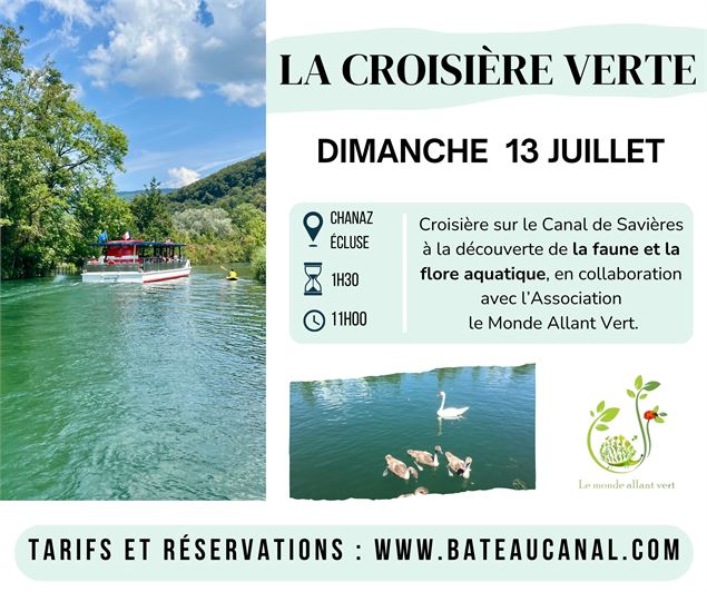 Info croisière verte - bateaucanal
