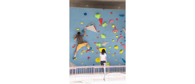 Nouveau mur d'escalade du Corbier_Le Corbier