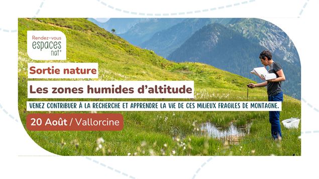 Sortie / Atelier nature : les zones humides d’altitude un projet de recherche inédit_Vallorcine