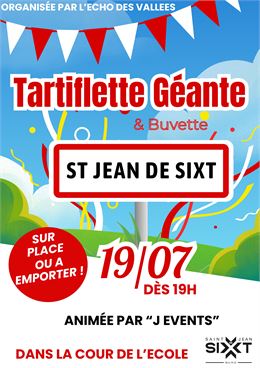 Tartiflette Géante_Saint-Jean-de-Sixt
