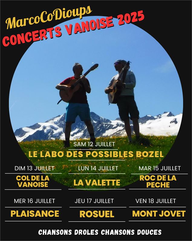 Concert MarcoCoDioups_Pralognan-la-Vanoise