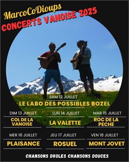Concert MarcoCoDioups_Pralognan-la-Vanoise