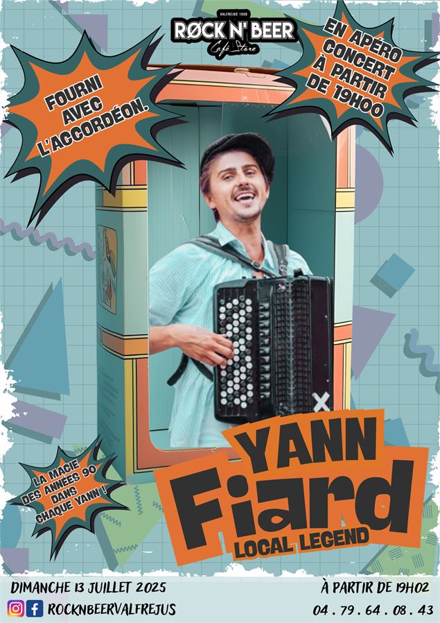 Affiche Yann et sa gapette - Rock n'Beer