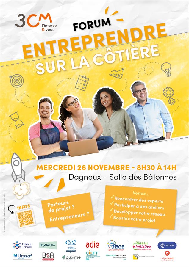 FORUM de l’entrepreneuriat : J’entreprends sur la Côtière_Dagneux