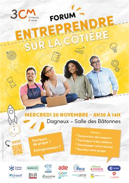 FORUM de l’entrepreneuriat : J’entreprends sur la Côtière_Dagneux