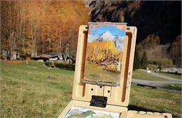 Exposition de Vicky Petrequin - Peintures au l'huile des paysages du Haut Giffre_Samoëns - Vicky Pet