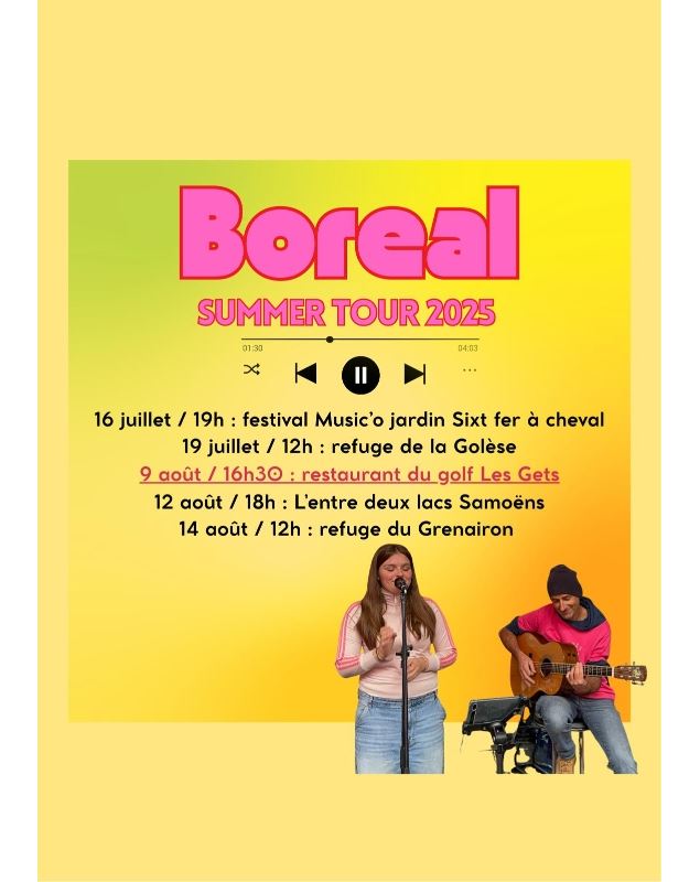 Concert Golf août_Les Gets - Les Gets Golf / SOLEGETS