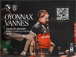 Pro D2 - Oyonnax Rugby reçoit le RC Vannes_Oyonnax