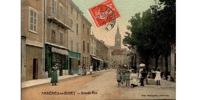 Ambérieu au début du  20e siècle - © Ville d'Ambérieu en Bugey / coll. médiathèque municipale