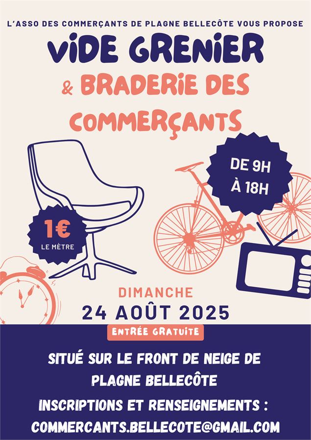 braderie - Ass des commerçants de Plagne Bellecôte