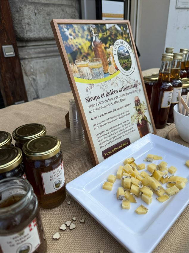 Dégustation sirops et gelées - L'Arène des Prés_Saint-Gervais-les-Bains - OT Saint-Gervais Mont-Blan