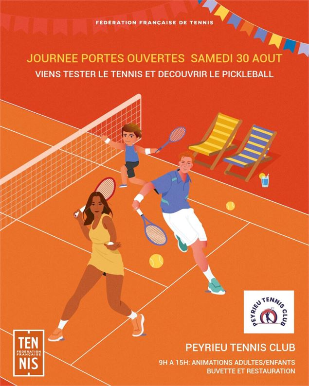Journée portes ouvertes au Peyrieu Tennis Club_Peyrieu - Tennis club de Peyrieu