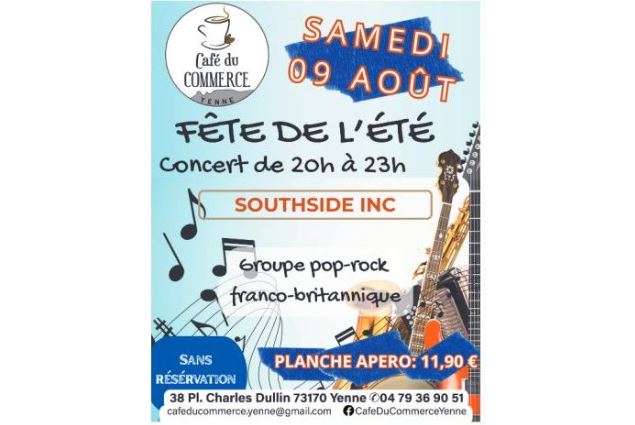 Fête de l'été au Café du Commerce !_Yenne