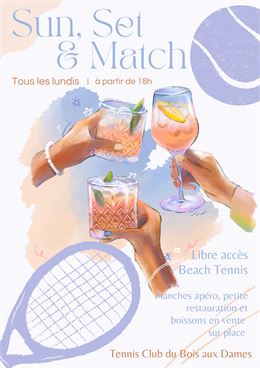 Affiche de l'événement - tennis club