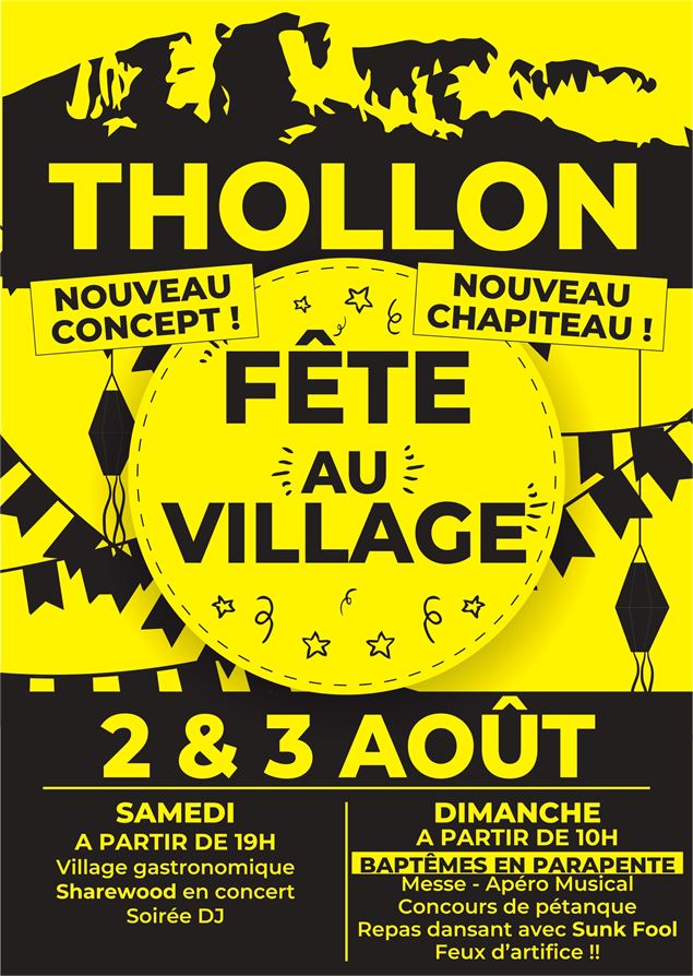 Fête au village de Thollon_Thollon-les-Mémises