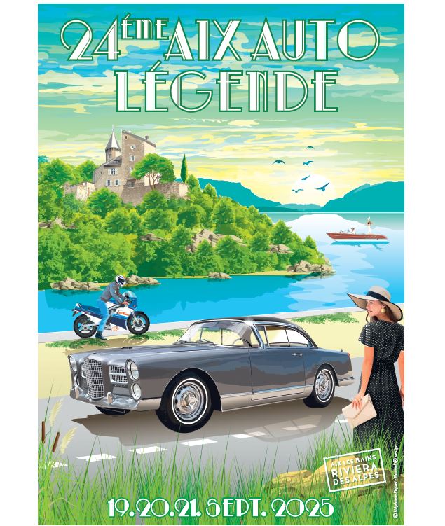 Photo affiche festival Aix auto légende - AC Aix-les Bains