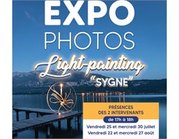 light painting ponton lac d'Annecy - MC Mairie Faverges-Seythenex