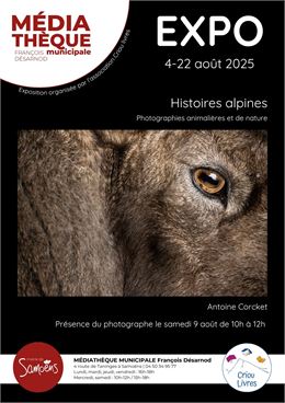 affiche expo MED août 2025 - Mairie de Samoëns