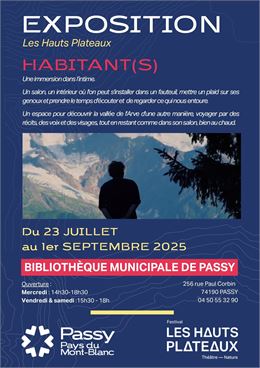 Exposition Habitant(s) par Les Hauts Plateaux, à la bibliothèque de Passy - Les Hauts Plateaux