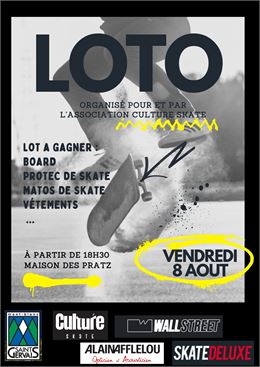 Loto par Culture Skate_Saint-Gervais-les-Bains
