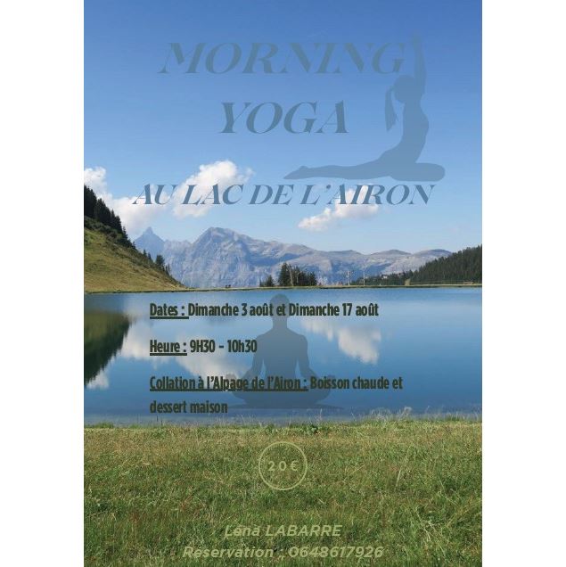 Yoga - Matinée Bien être au Lac de l'Airon_Les Carroz-d'Arâches
