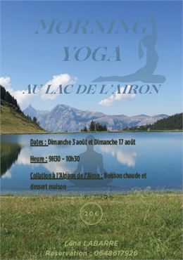 Yoga - Matinée Bien être au Lac de l'Airon_Les Carroz-d'Arâches