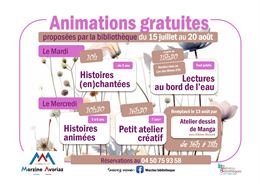 Animations proposées par la bibliothèque_Morzine