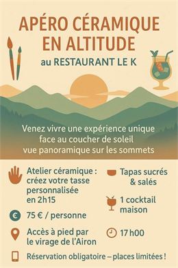 Apéro céramique en altitude_Les Carroz-d'Arâches