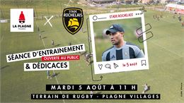 Séance de dédicaces des joueurs du Stade Rochelais_La Plagne - OTGP