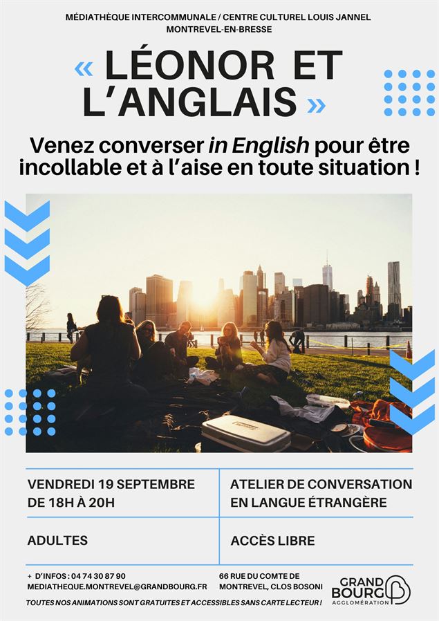 Affiche Léonor et l'anglais - ben-duchac