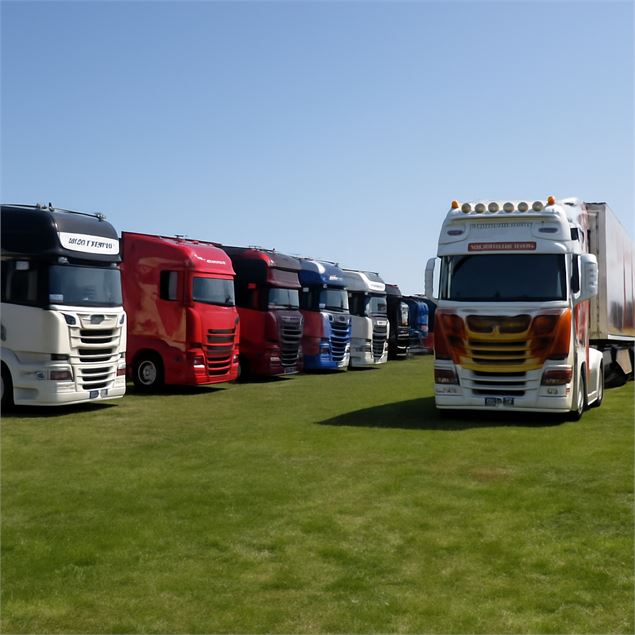 Exposition et démonstration de Camions - Comité des fêtes de Beaupont