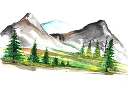 Stage d'aquarelles_Aime-la-Plagne - Image on freepik by Harryarts