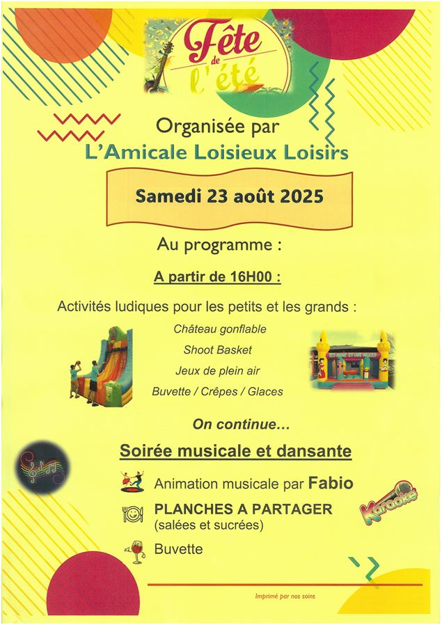 Fête de l'été à Loisieux !_Loisieux