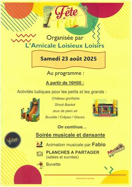 Fête de l'été à Loisieux !_Loisieux