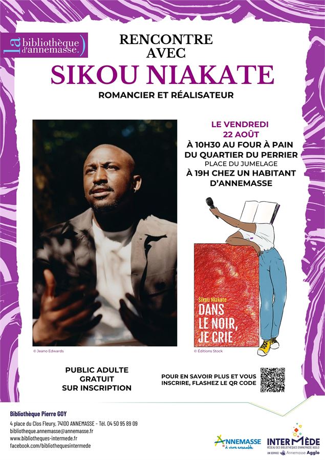 Rencontre d'auteur - Sikou Niakate - Bibliothèque Pierre Goy