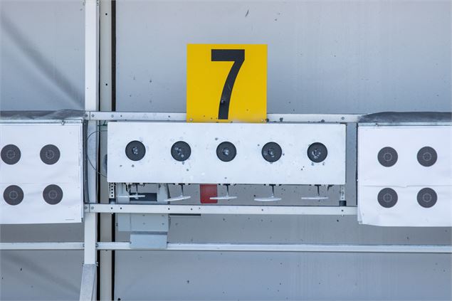 Cible de biathlon Laser - Aaron  Doucett - Unsplash