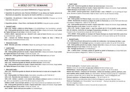 Programme semaine - Mairie de Séez