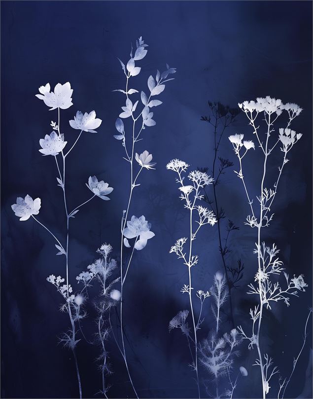 Exemple cyanotype - pixabay.com