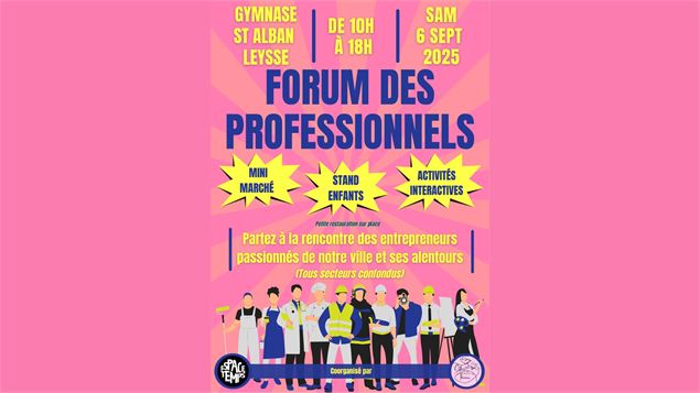 1ère édition du Forum des professionnels_Saint-Alban-Leysse - Mairie de Saint Alban-Leysse