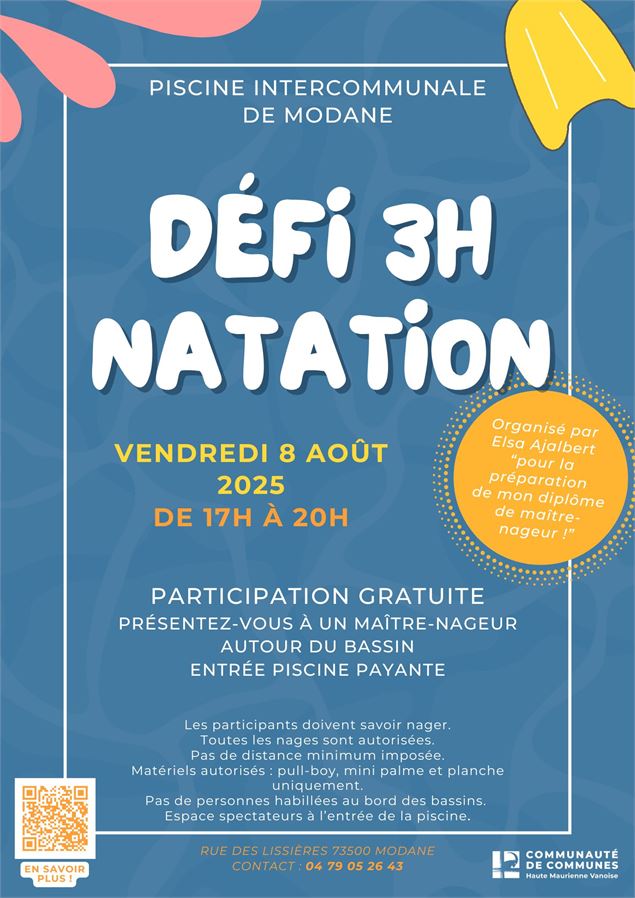 Affiche défi 3h - CCHMV