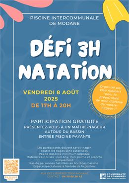 Affiche défi 3h - CCHMV