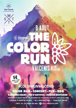 Affiche de la Color Run 2025 - UCA Lanslevillard
