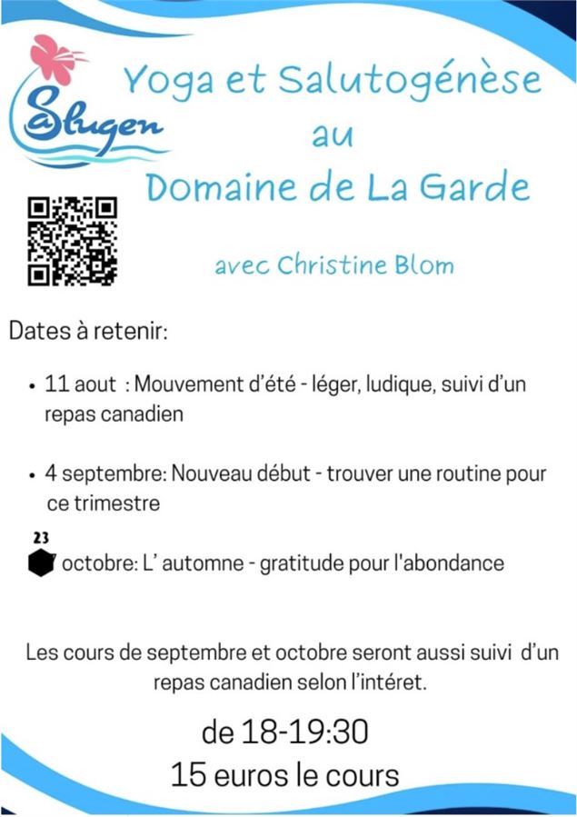 Visuel_Yoga et Salutogénèse au Domaine de La Garde_Bourg-en-Bresse - © Christine Blom