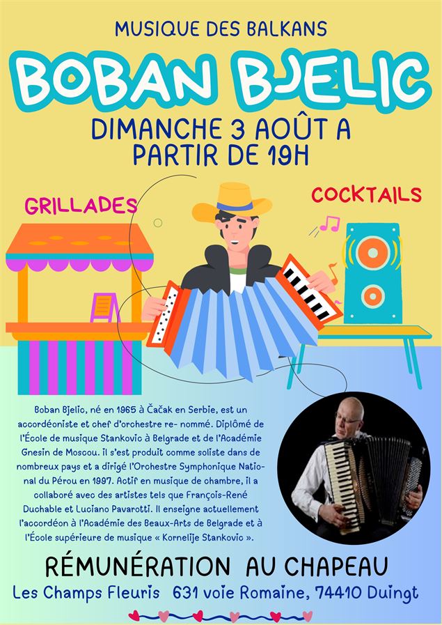 Concert avec accordéon : Boban Bjelic_Duingt - Mr Serge Oliero