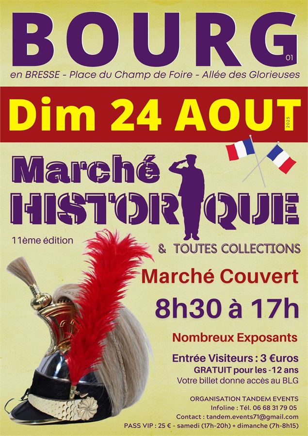 MARCHÉ HISTORIQUE DE BOURG EN BRESSE - TANDEM EVENTS