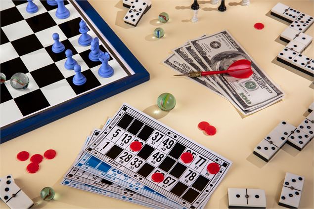Nature morte de jeux de société - Freepik