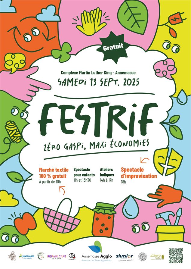 Affiche FESTRIF 2025 - Annemasse Agglo